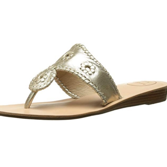 Jack Rogers Gold Capri Sandal - Picture 3 of 8